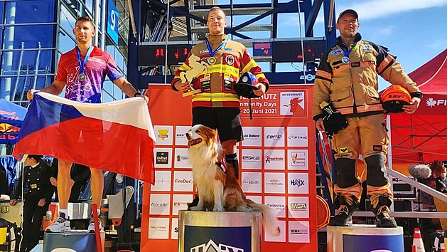 Z mistrovství Evropy ve FireFitu přivezl Jan Pipiš dvě zlaté medaile (2021, Hannover)