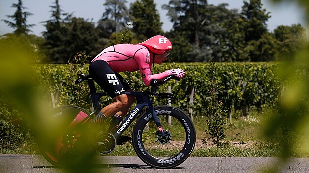 Stefan Bissegger bhem dvact etapy Tour de France.