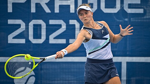 Barbora Krejčíková na pražském turnaji