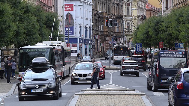 Americk ulice v Plzni. (10. 7. 2021)