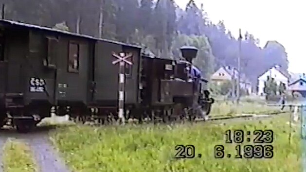 Poslední parní vlak na trati Skalsko - Chotětov