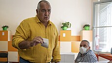 Svj hlas odevzdal také bulharský expremiér Bojko Borisov. (11. ervence 2021)