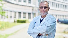 P�ednosta kardiologické kliniky ústecké Masarykovy nemocnice Pavel �ervinka.
