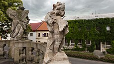 Barokní andílek v Moicích na Prostjovsku