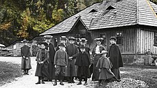 Turisté v Jeseníkách.