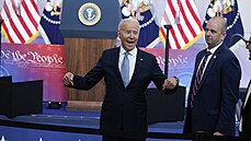 Americký prezident Joe Biden pednesl projev, v nm se neobvykle tvrd pustil...