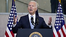 Americký prezident Joe Biden pednesl projev, v nm se neobvykle tvrd pustil...