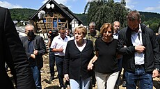 Nmecká kancléka Angela Merkelová navtívila  spolkovou zemi Porýní-Falce,...