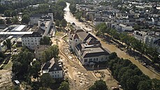 Následky záplav v německém městě Bad Neuenahr (18. července 2021)