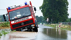 P�ívalové de�t� v N�meckém m�st� Erftstadt. (16. �ervence 2021)