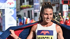 Marcela Joglová na 10. roníku Ústeckého plmaratonu (21. 09. 2020)