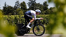 Chris Froome během dvacáté etapy Tour de France.