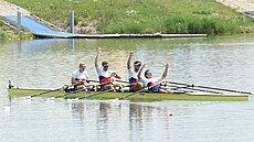 �eská párová �ty�ka Daniel Nosek, Tomá� �i�ma, Dalibor Ned�la a Filip Zima...