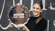 Karolína Plíková pijela do Prahy jako finalistka Wimbledonu.