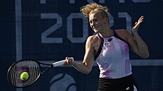 Kateřina Siniaková na pražském turnaji