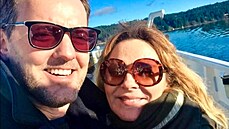 Russell Thomas a Kim Cattrallová (19. dubna 2021)