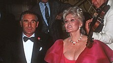 Princ Frédéric von Anhalt a Zsa Zsa Gaborová (Mnichov, 26. července 1986)
