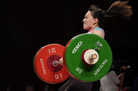 První zlatou medaili pro Tchaj-wan na hrách v Tokiu získala vzpraka Kchuo...