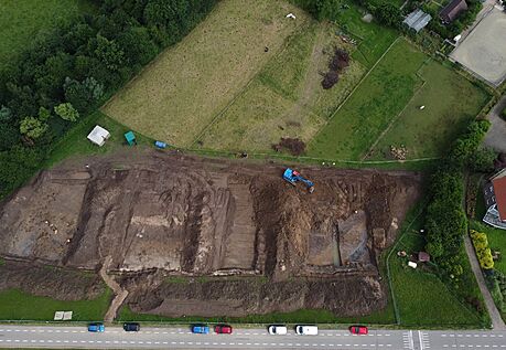 Objev archeologové uinili v obci Oosterhout poblí msta Nijmegen, je bylo...
