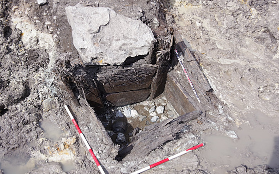 Archeologové narazili při průzkumu kvůli plynovodu na studnu ze 7. století.