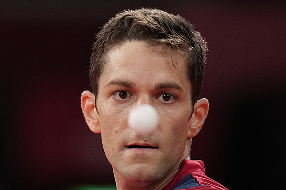 Stolní tenista Lubomír Janaík se soustedí na míek na olympijských hrách v Tokiu. 