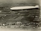 LZ-127 Graf Zeppelin 25. srpna 1930 nad letitm Kbely