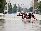 Povodn v ín (22. ervence 2021)