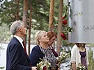 Vzpomínkové ceremonie se zúastnila i norská premiérka Erna Solbergová. (22....