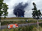 Spalovnou odpadu v nmeckém Leverkusenu otásl výbuch a poár. (27. ervence...