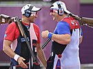 David Kostelecký a Jií Lipták (vpravo) na olympiád v Tokiu 2020 (29. ervence...