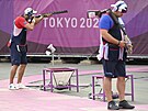 David Kostelecký a Jií Lipták (vpravo) na olympiád v Tokiu 2020 (29. ervence...
