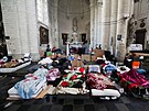 Stovky migrant v Belgii u celé týdny drí hladovku. Poadují, aby úady...