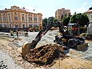 Rekonstrukce kiovatky v doln sti nmst je prvn etapou rekonstrukce...