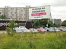 Ilegální billboard v praských Kunraticích