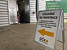 Na v�stavi�ti v �esk�ch Bud�jovic�ch za�alo o�kov�n� bez registrace.