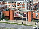 Vstupní brána do areálu Ba�ových závod� (�ervenec 2021)
