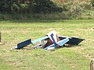 Mal letoun havaroval dopoledne u Jablonn na Pbramsku. (29.7.2021)