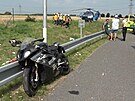 Nehoda motorke a spolujezdkyn v Praze skonila tkm zrannm idie....