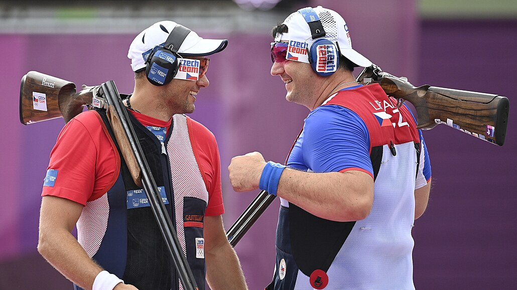 David Kostelecký a Jií Lipták (vpravo) na olympiád v Tokiu 2020 (29. ervence...