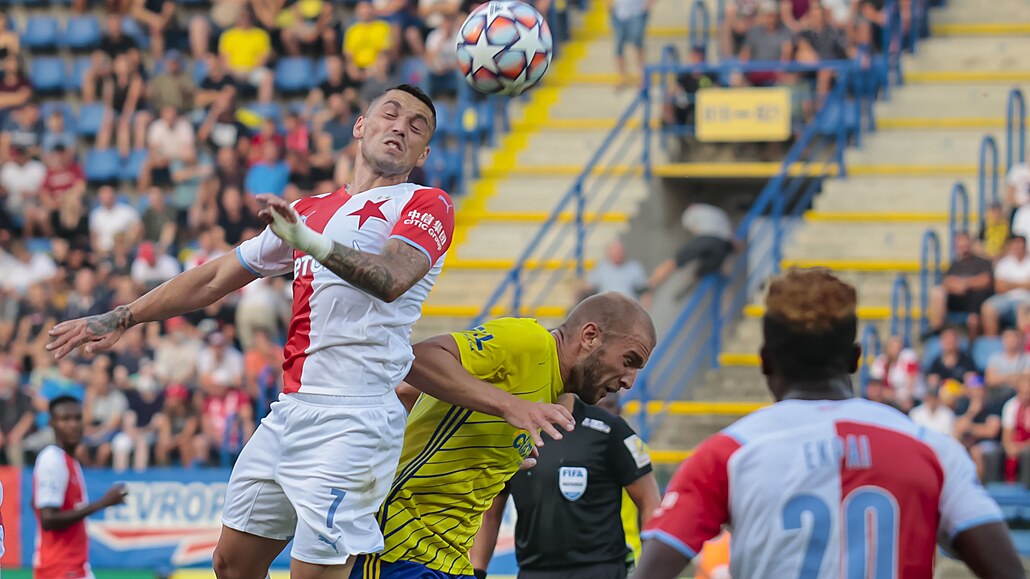 Zlín - Slavia 0:1, šampiona spasil Kuchta dvacet minut před koncem