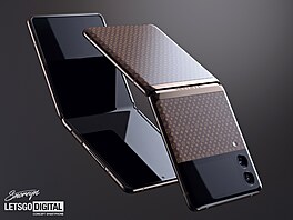 Designový koncept Samsungu Galaxy Z Flip 3 Louis Vuitton