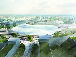 Třetí místo v architektonické soutěži o podobu nového brněnského nádraží...