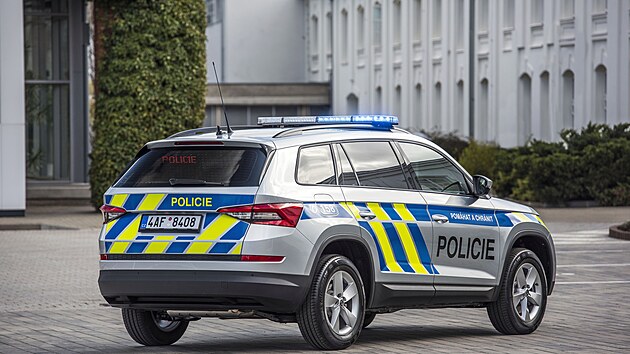koda Kodiaq v barvch policie