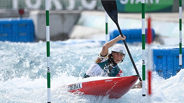 Kajakka Kudjov neuspla v semifinle v nm zajela patnct nejrychlej as a pekvapiv se nedokzala vmstnat mezi postupujc destku do olympijskho boje o medaile. (27. ervence 2021)