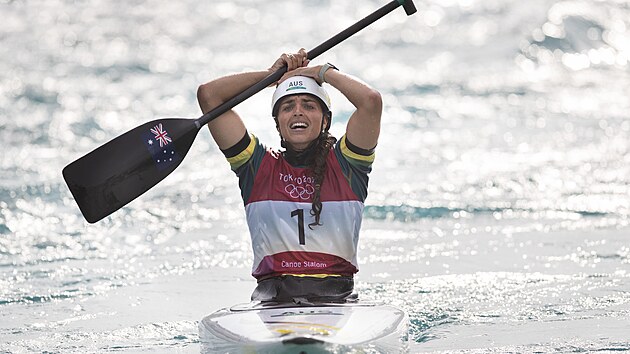 Olympijskou vtzkou se stv Australanka Jessica Foxov. (29. ervence 2021)