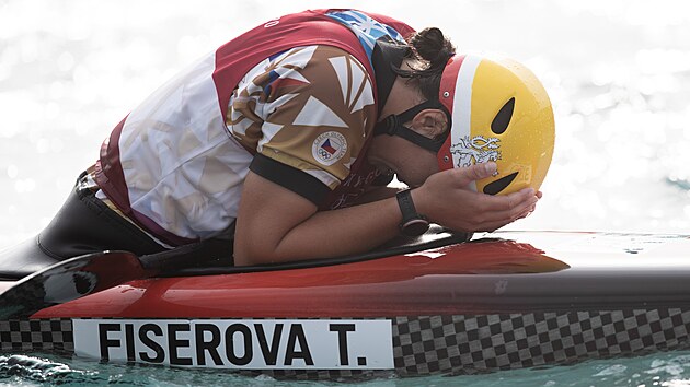 Kanoistka Tereza Fierov v olympijskm finle skonila na 6. mst. (29. ervence 2021)