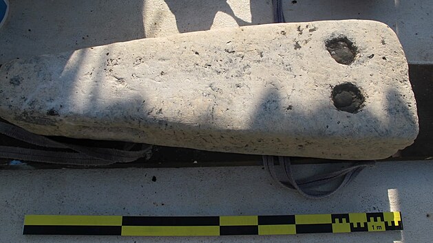 Archeologov u trosek dvnho msta Herakleion objevili vzcn trosky vojenskho plavidla a pohebn komplex. (19. ervence 2021)
