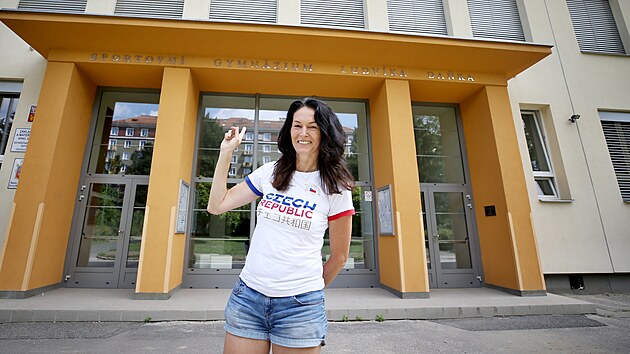 Šárka Kašpárková je jednou z ambasadorek Olympijského parku v Brně. Prováděla novou trasou, která přibližuje významná místa brněnského sportu.