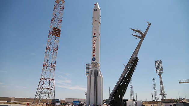 Raketa Proton pipraven ke startu s novm ruskm modulem Nauka