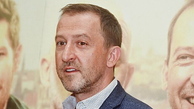 Martin Hofmann na pedpremie filmu Prvok, Teka, ampn a Karel (15. ervence 2021)